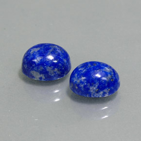 3.68 ct Blue Lapis Lazuli Stone, Natural Lapis Lazuli in Oval Cabochon Shape for Sale