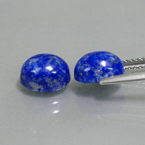 Lapis Lazuli Gemstone in 8 x 6 mm (calibrated) Size for Sale, Lapis Lazuli Stone in Royal Blue Color