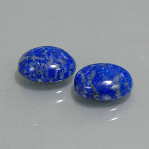 3.71 ct Blue Lapis Lazuli Stone, Natural Lapis Lazuli in Oval Cabochon Shape for Sale