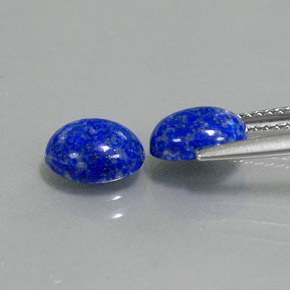 Lapis Lazuli Gemstone in 8 x 6.3 mm Size for Sale, Lapis Lazuli Stone in Royal Blue Color
