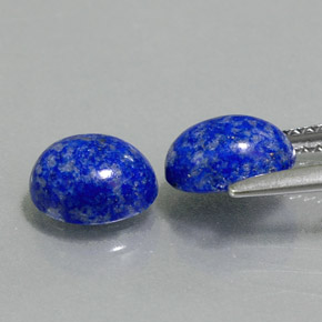 Lapis Lazuli Gemstone in 8 x 6 mm (calibrated) Size for Sale, Lapis Lazuli Stone in Royal Blue Color