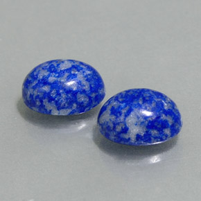 2.94 ct Blue Lapis Lazuli Stone, Natural Lapis Lazuli in Oval Cabochon Shape for Sale