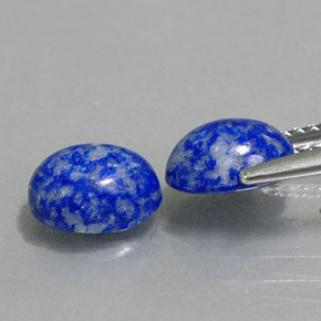 Lapis Lazuli Gemstone in 8 x 6 mm (calibrated) Size for Sale, Lapis Lazuli Stone in Royal Blue Color