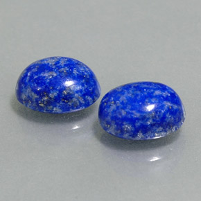 3.16 ct Blue Lapis Lazuli Stone, Natural Lapis Lazuli in Oval Cabochon Shape for Sale