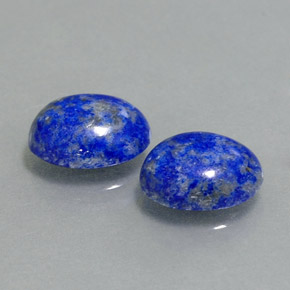 2.58 ct Blue Lapis Lazuli Stone, Natural Lapis Lazuli in Oval Cabochon Shape for Sale