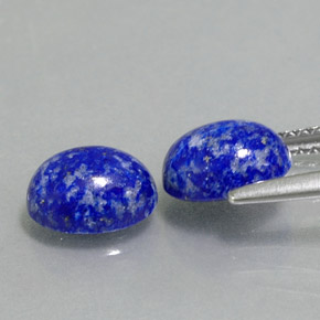 Lapis Lazuli Gemstone in 8 x 6.3 mm Size for Sale, Lapis Lazuli Stone in Royal Blue Color