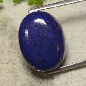 16.1ct Oval Cabochon Blue Lapis Lazuli Gem for sale 16.1ct Oval Cabochon Blue Lapis Lazuli Gem (ID: 484547)