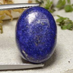 15.3ct Oval Cabochon Blue Lapis Lazuli Gem for sale 15.3ct Oval Cabochon Blue Lapis Lazuli Gem (ID: 485093)