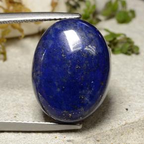 16.8ct Oval Cabochon Blue Lapis Lazuli Gem for sale 16.8ct Oval Cabochon Blue Lapis Lazuli Gem (ID: 485095)
