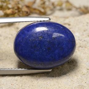 15.90 ct Blue Lapis Lazuli Stone, Natural Lapis Lazuli in Oval Cabochon Shape for Sale