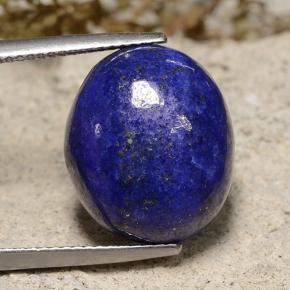 Very Deep Blue Лазурит Камень - 13.9ct Овал Кабошон (ID: 485264)