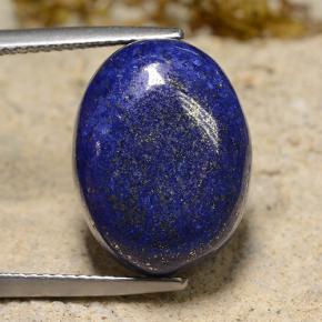 Very Deep Blue Лазурит Камень - 16.3ct Овал Кабошон (ID: 485265)
