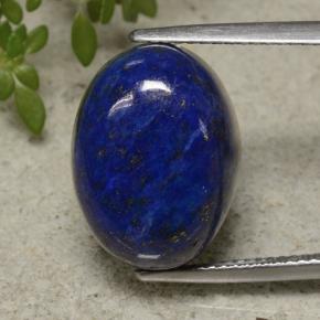 15.5ct Oval Cabochon Blue Lapis Lazuli Gem for sale 15.5ct Oval Cabochon Blue Lapis Lazuli Gem (ID: 499152)