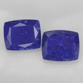 Deep Egyptian Blue Lapis Lazuli Gem - 5.1ct Cushion-Cut (ID: 501777)