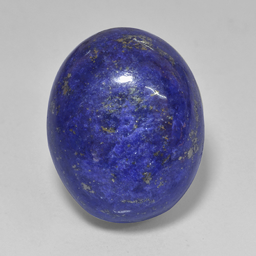 Dark Blue Lapis Lazuli Gem - 10ct Oval Cabochon (ID: 503263)