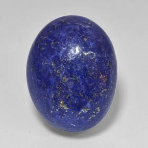Deep Egyptian Blue Lapis Lazuli Gem - 10.4ct Oval Cabochon (ID: 503268)