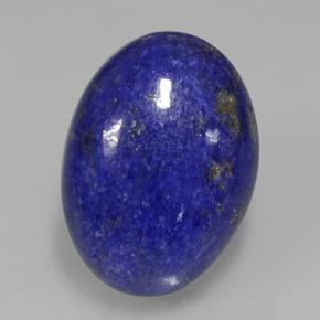 Deep Egyptian Blue Лазурит Камень - 9.1ct Овал Кабошон (ID: 503278)