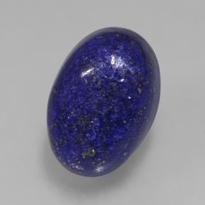 Navy Blue Lapis Lazuli Gem - 10.1ct Oval Cabochon (ID: 503280)