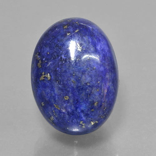 Deep Egyptian Blue Lapislazzulo Gem - 14.1ct Ovale cabochon (ID: 503302)