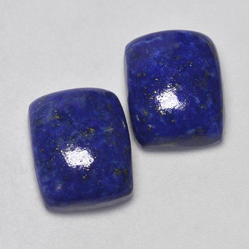 9.57 ctw Blue Lapis Lazuli Stones, Natural Lapis Lazuli in Cushion Cabochon Shape for Sale