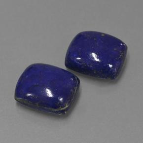 Very Deep Blue Lapislazzulo Gem - 4.7ct Cabochon a cuscino (ID: 503919)