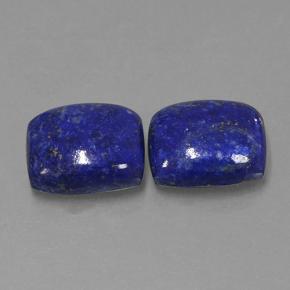8.25 ctw Blue Lapis Lazuli Stones, Natural Lapis Lazuli in Cushion Cabochon Shape for Sale