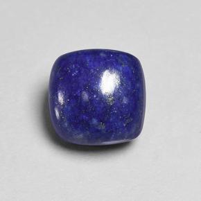 Azul egipcio intenso Lapislázuli Gema - 5.2ct Cabujón forma Cojín (ID: 504054)