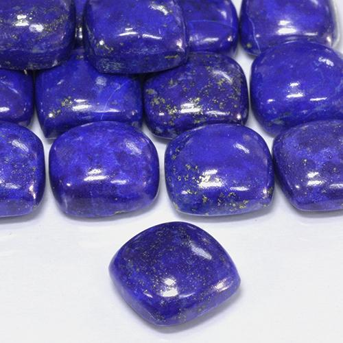 4.52 ct Blue Lapis Lazuli Stone, Natural Lapis Lazuli in Cushion Cabochon Shape for Sale