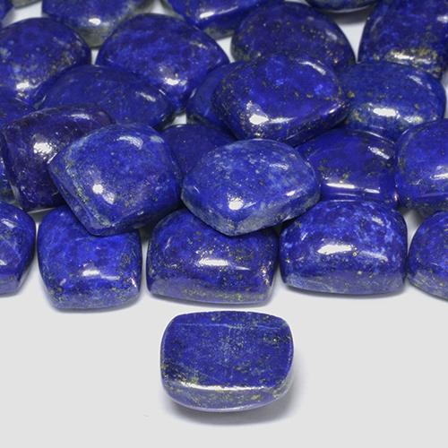 Lapis Lazuli Gemstone in 11 x 9 mm (calibrated) Size for Sale, Lapis Lazuli Stone in Intense Navy Blue Color