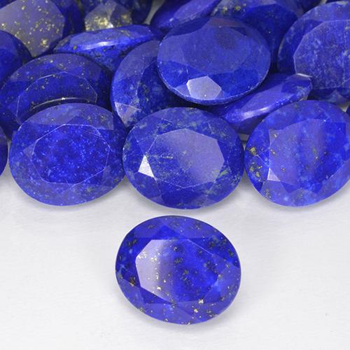 4.33 ct Blue Lapis Lazuli Stone, Natural Lapis Lazuli in Oval Facet Shape for Sale