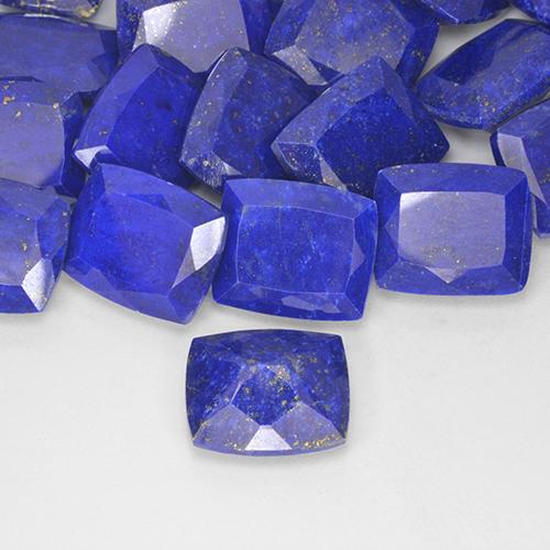 Lapis Lazuli Gemstone in 12 x 10 mm (calibrated) Size for Sale, Lapis Lazuli Stone in Intense Navy Blue Color