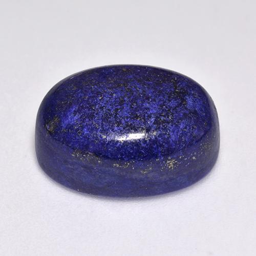 Lapis Lazuli Gemstone in 16 x 12 mm (calibrated) Size for Sale, Lapis Lazuli Stone in Navy Blue Color