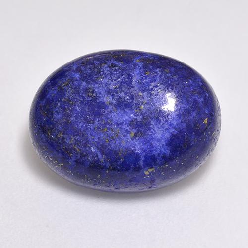 Azul oscuro Lapislázuli Gema - 12.9ct Cabujón Óvalo (ID: 516555)