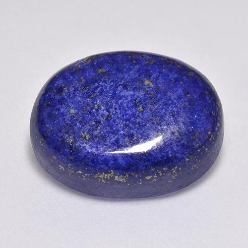 Bleu marine intense Lapis-lazuli gemme - 14.5ct Ovale Cabochon (ID: 516560)