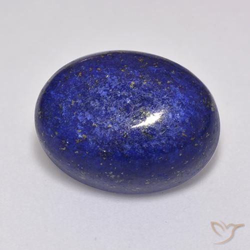 13.19 ct Blue Lapis Lazuli Stone, Natural Lapis Lazuli in Oval Cabochon Shape for Sale