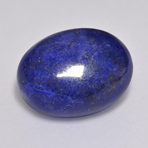 Intense Navy Blue Lapis Lazuli Gem - 13.1ct Oval Cabochon (ID: 516564)