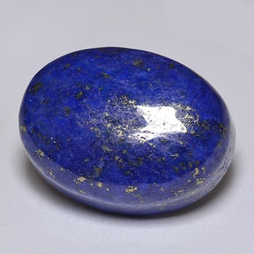 14.49 ct Blue Lapis Lazuli Stone, Natural Lapis Lazuli in Oval Cabochon Shape for Sale