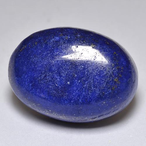 Bright Blue Lapis Lazuli Gem - 13.5ct Oval Cabochon (ID: 517196)