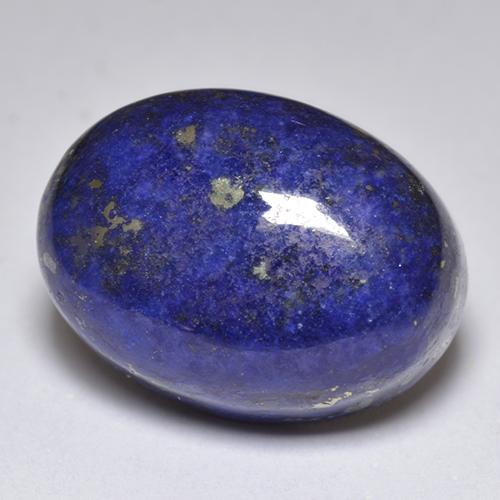 Navy Blue Lapis Lazuli Gem - 12.8ct Oval Cabochon (ID: 517197)