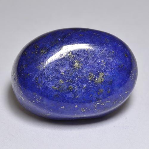 12.72 ct Blue Lapis Lazuli Stone, Natural Lapis Lazuli in Oval Cabochon Shape for Sale