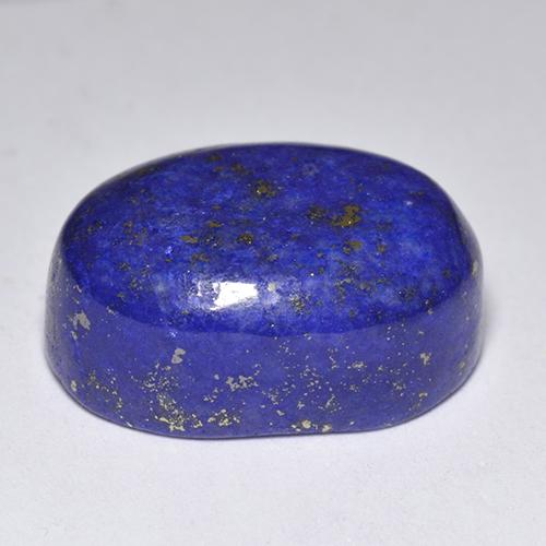 Lapis Lazuli Gemstone in 15.6 x 11.2 mm Size for Sale, Lapis Lazuli Stone in Deep Egyptian Blue Color