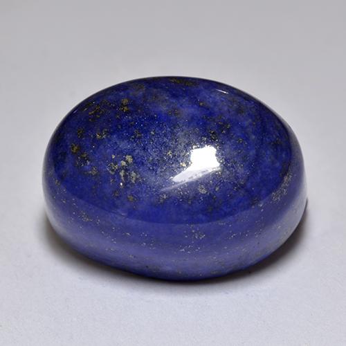 Deep Blue Lapis Lazuli Gem - 11.7ct Oval Cabochon (ID: 517204)