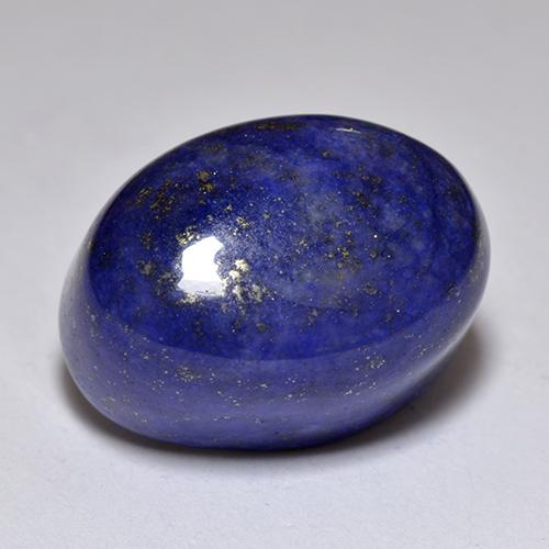 11.72 ct Blue Lapis Lazuli Stone, Natural Lapis Lazuli in Oval Cabochon Shape for Sale