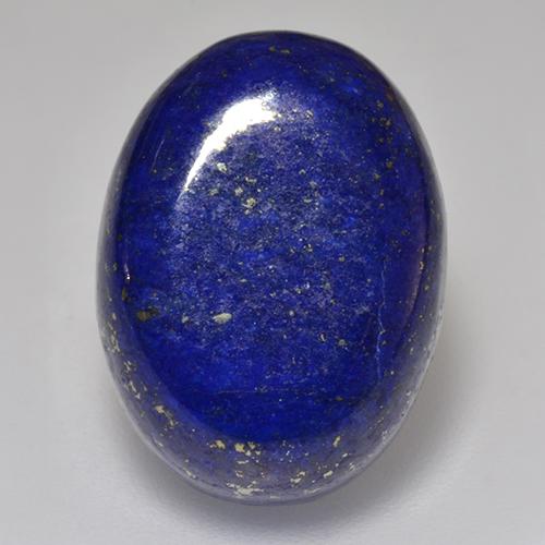 Bleu foncé Lapis-lazuli gemme - 14.4ct Ovale Cabochon (ID: 517715)