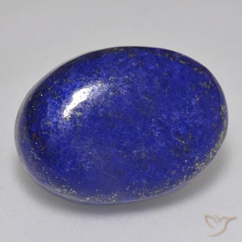 11.38 ct Blue Lapis Lazuli Stone, Natural Lapis Lazuli in Oval Cabochon Shape for Sale