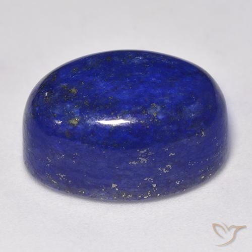 Lapis Lazuli Gemstone in 15 x 11 mm Size for Sale, Lapis Lazuli Stone in Intense Navy Blue Color