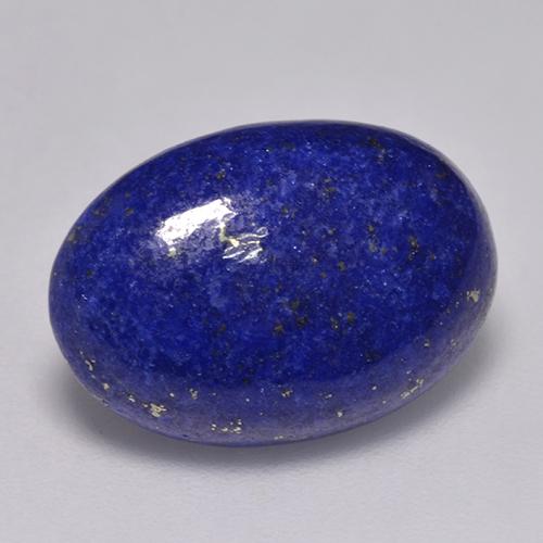 Темно-синий Лазурит Камень - 8.7ct Овал Кабошон (ID: 521418)
