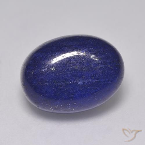 8.54 ct Blue Lapis Lazuli Stone, Natural Lapis Lazuli in Oval Cabochon Shape for Sale