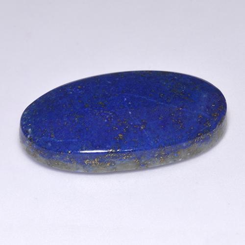 Lapis Lazuli Gemstone in 32.9 x 19.7 mm Size for Sale, Lapis Lazuli Stone in Intense Navy Blue Color