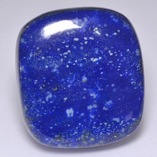 Electric Blue Lapis Lazuli Gem - 63.4ct Cushion Cabochon (ID: 521784)